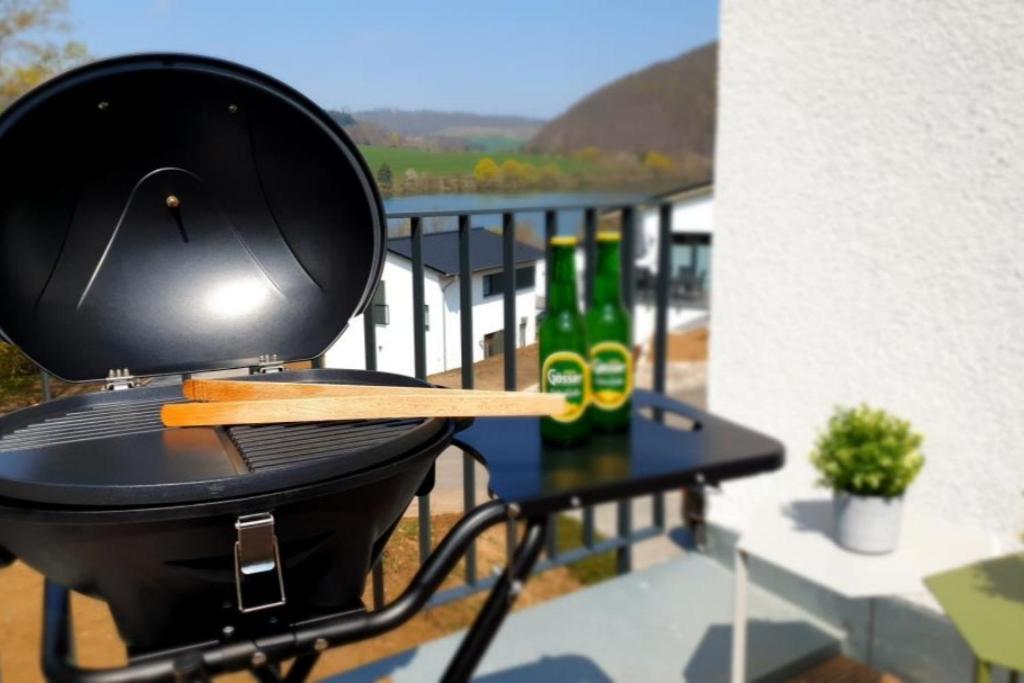 Diemelblick Acht - Ferienhaus Fuer 6 Personen Mit Sauna, Garten Und Dachterrasse Mit Panoramablick Heringhausen Exterior foto