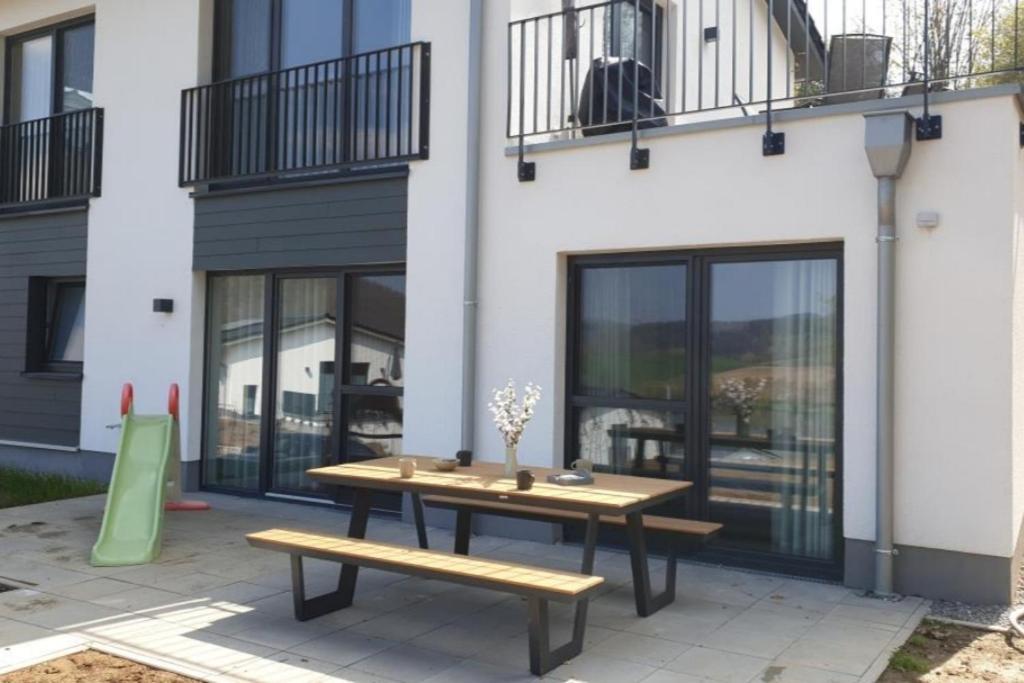 Diemelblick Acht - Ferienhaus Fuer 6 Personen Mit Sauna, Garten Und Dachterrasse Mit Panoramablick Heringhausen Exterior foto