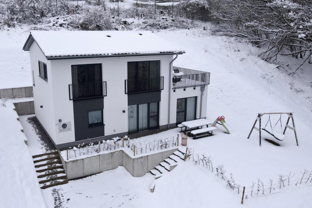 Diemelblick Acht - Ferienhaus Fuer 6 Personen Mit Sauna, Garten Und Dachterrasse Mit Panoramablick Heringhausen Exterior foto